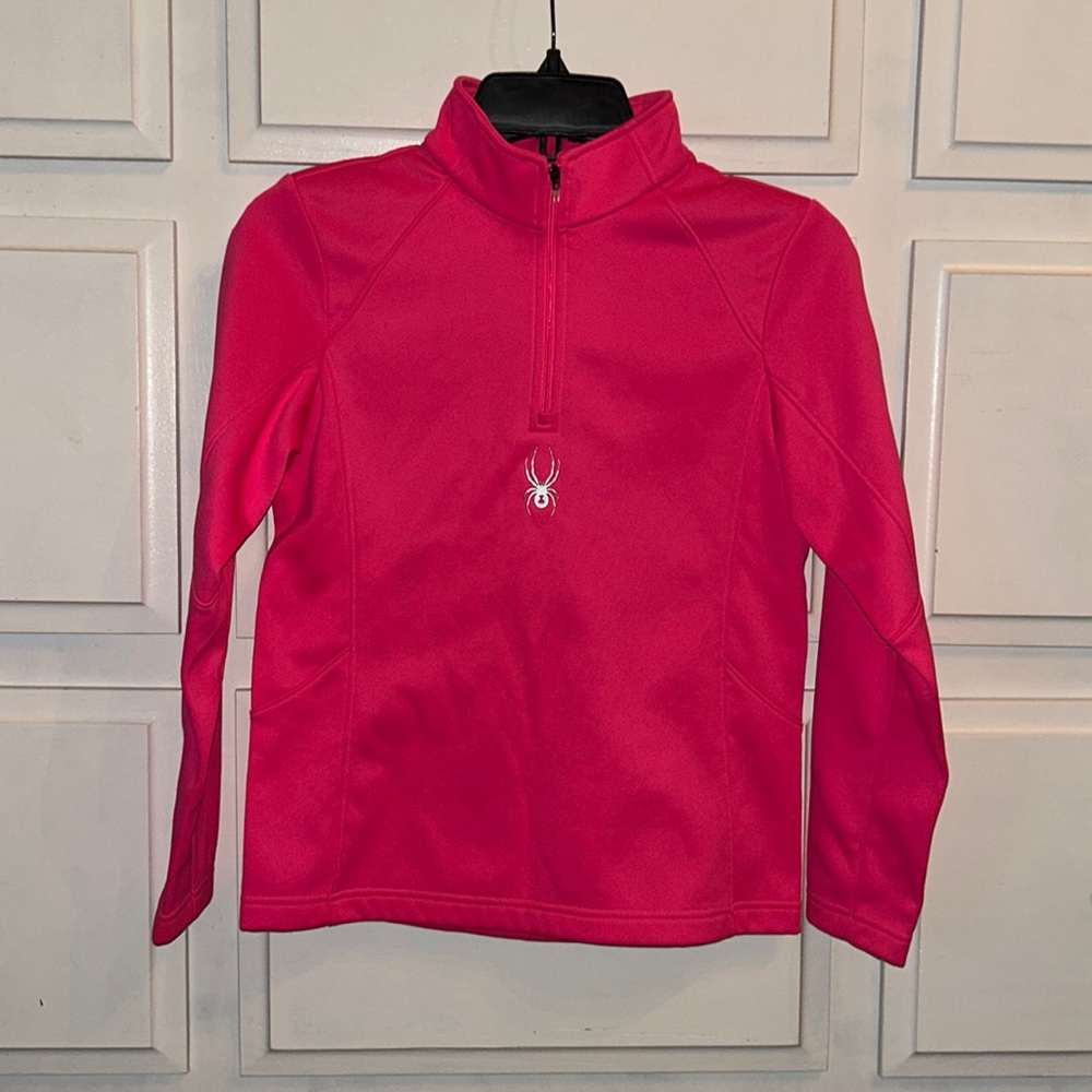 SPYDER GIRL’S 1/4 ZIP PULLOVER SZ LARGE